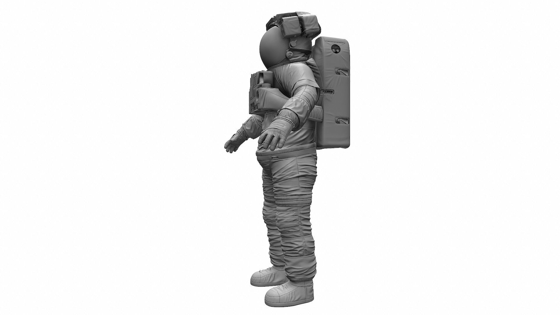 Extravehicular Mobility Unit - High Poly 3D model_9