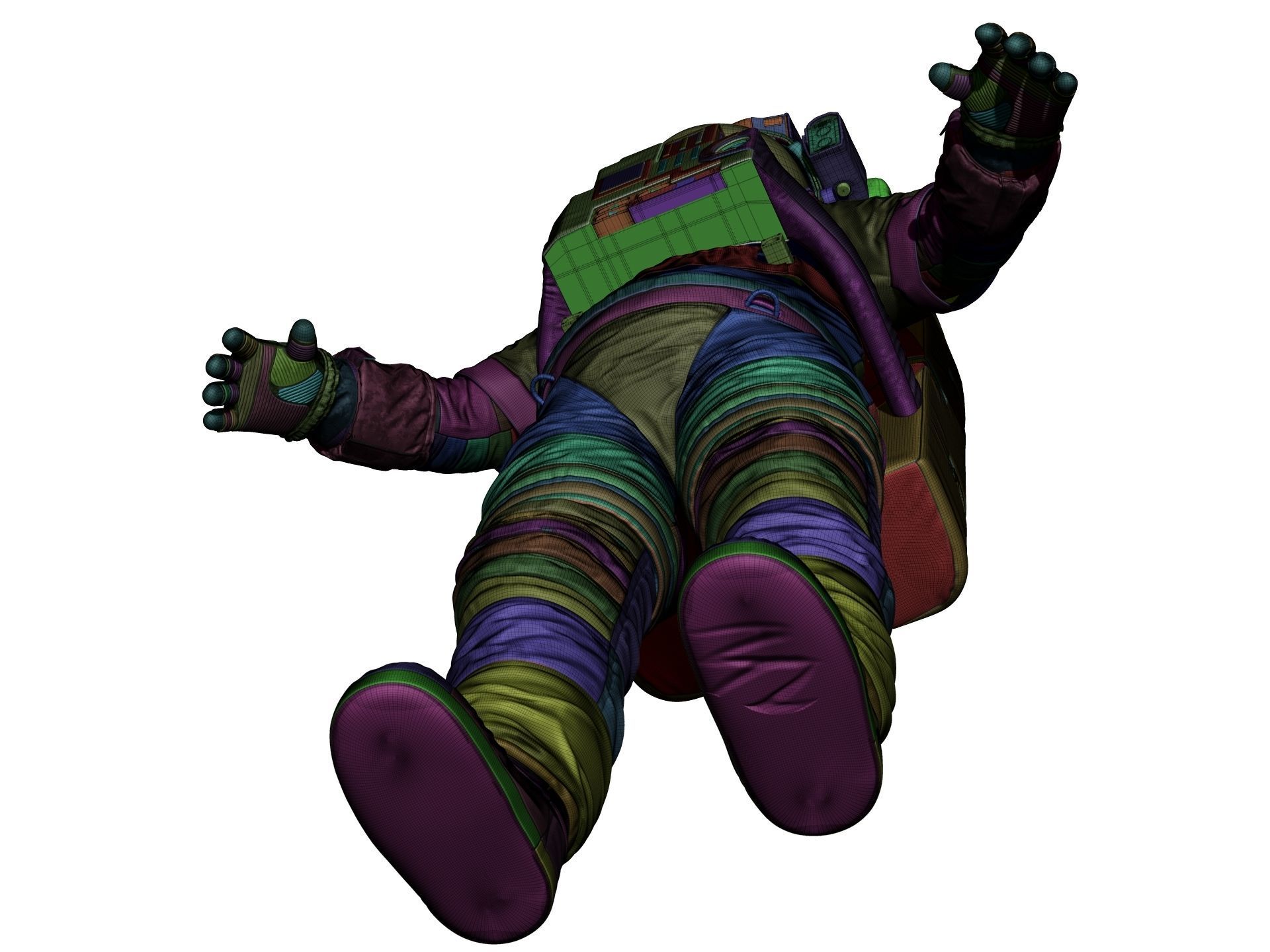 Extravehicular Mobility Unit - High Poly 3D model_27