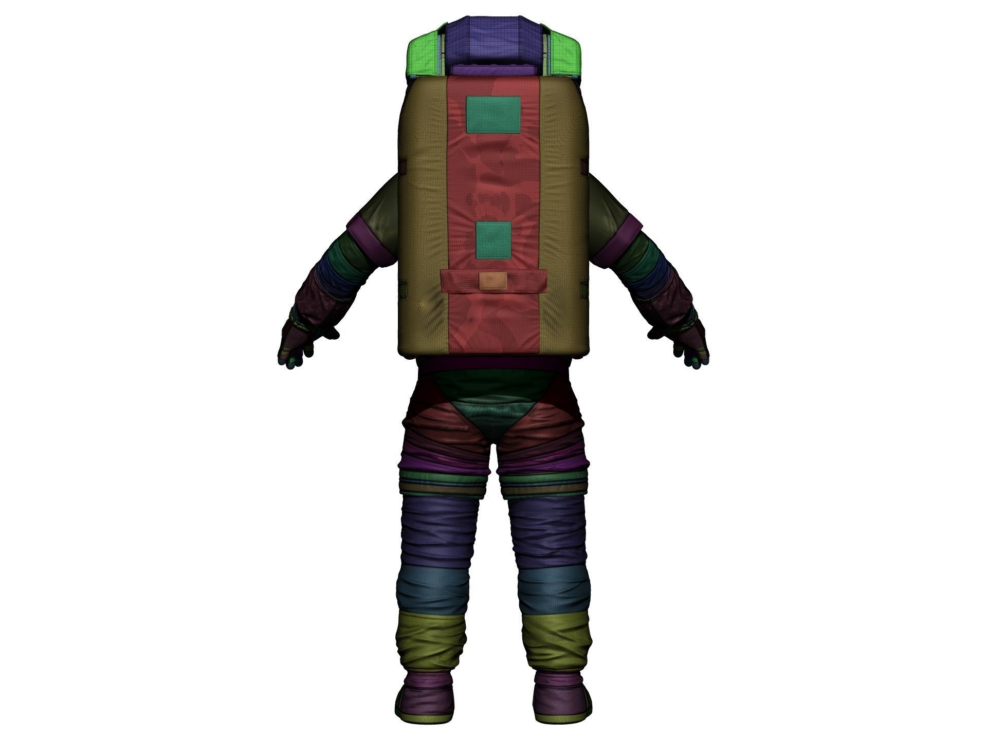 Extravehicular Mobility Unit - High Poly 3D model_21