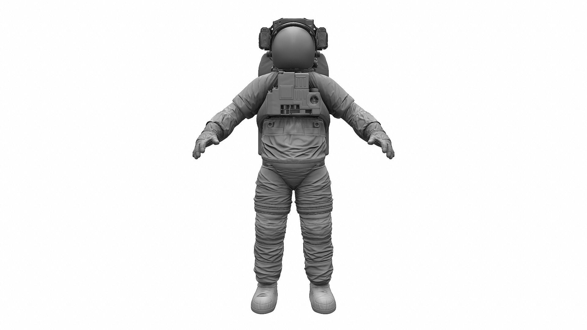 Extravehicular Mobility Unit - High Poly 3D model_1