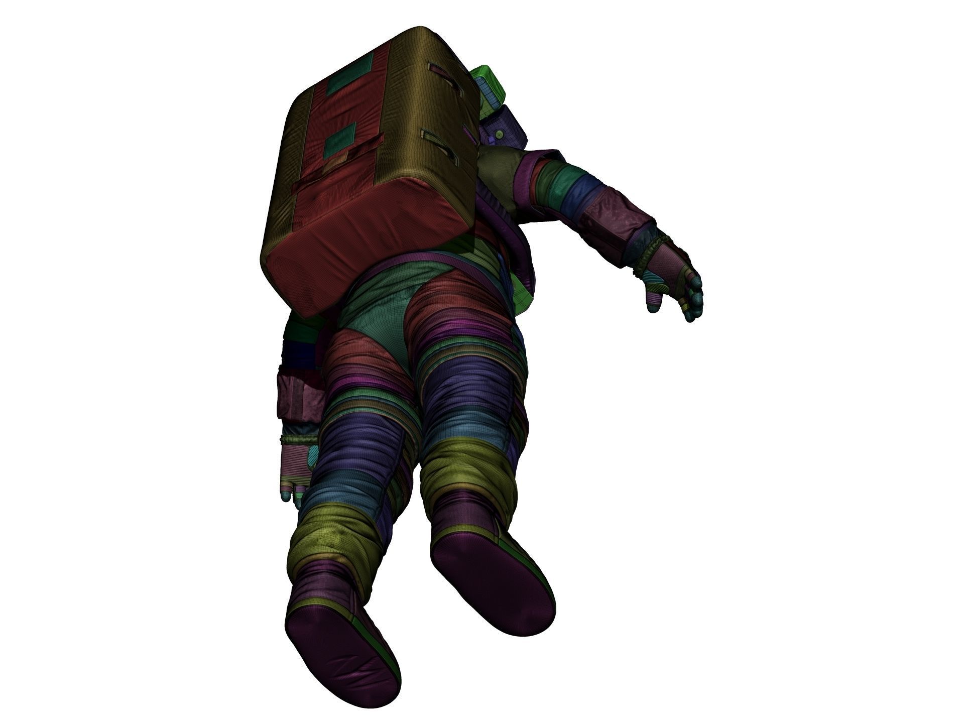 Extravehicular Mobility Unit - High Poly 3D model_28