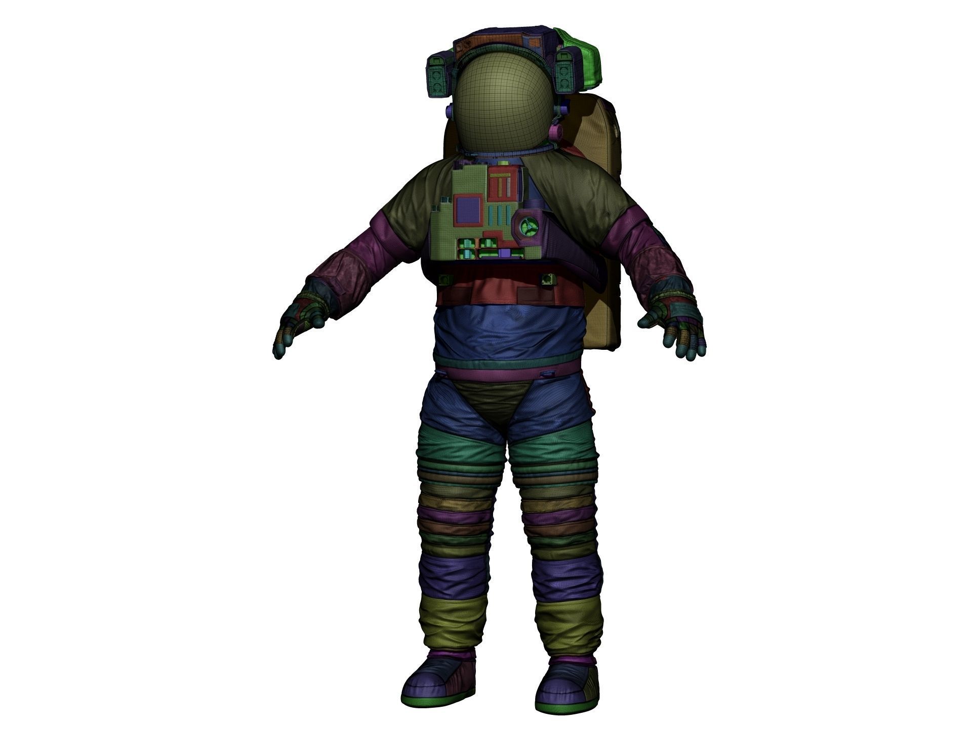 Extravehicular Mobility Unit - High Poly 3D model_24