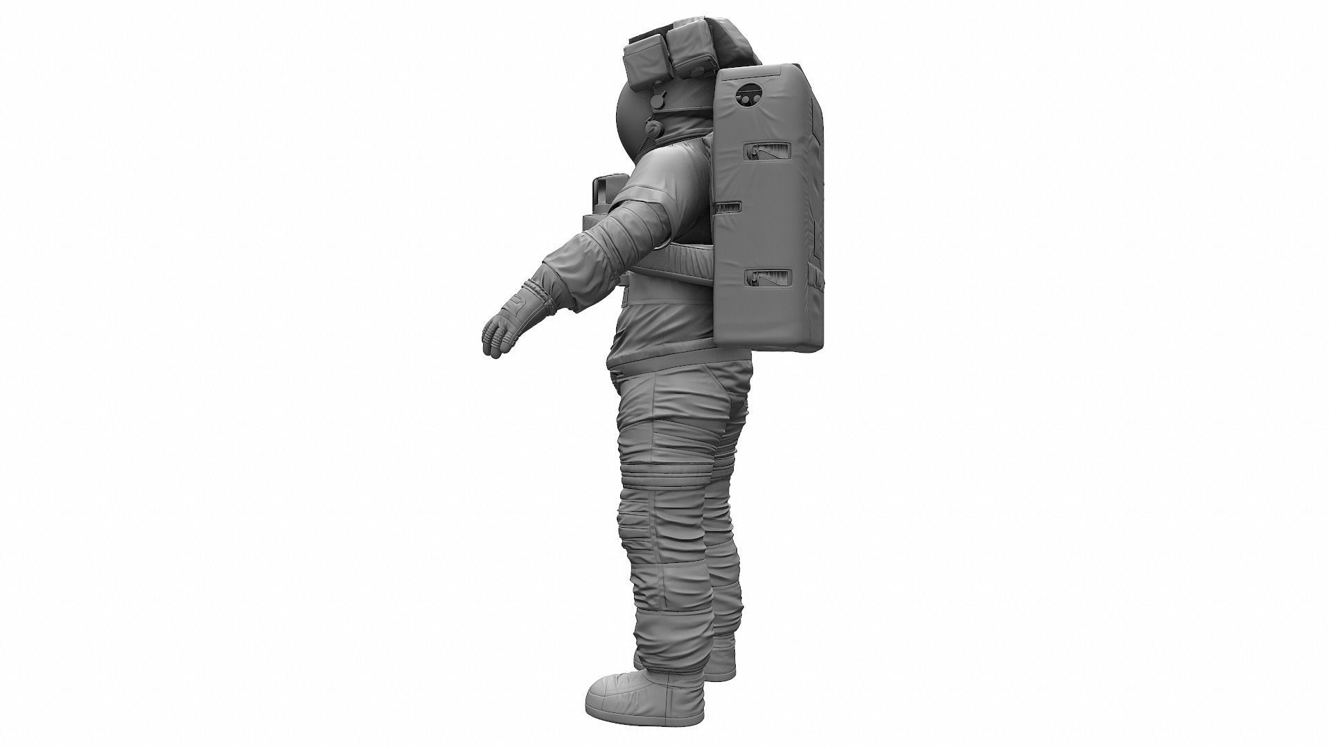Extravehicular Mobility Unit - High Poly 3D model_8