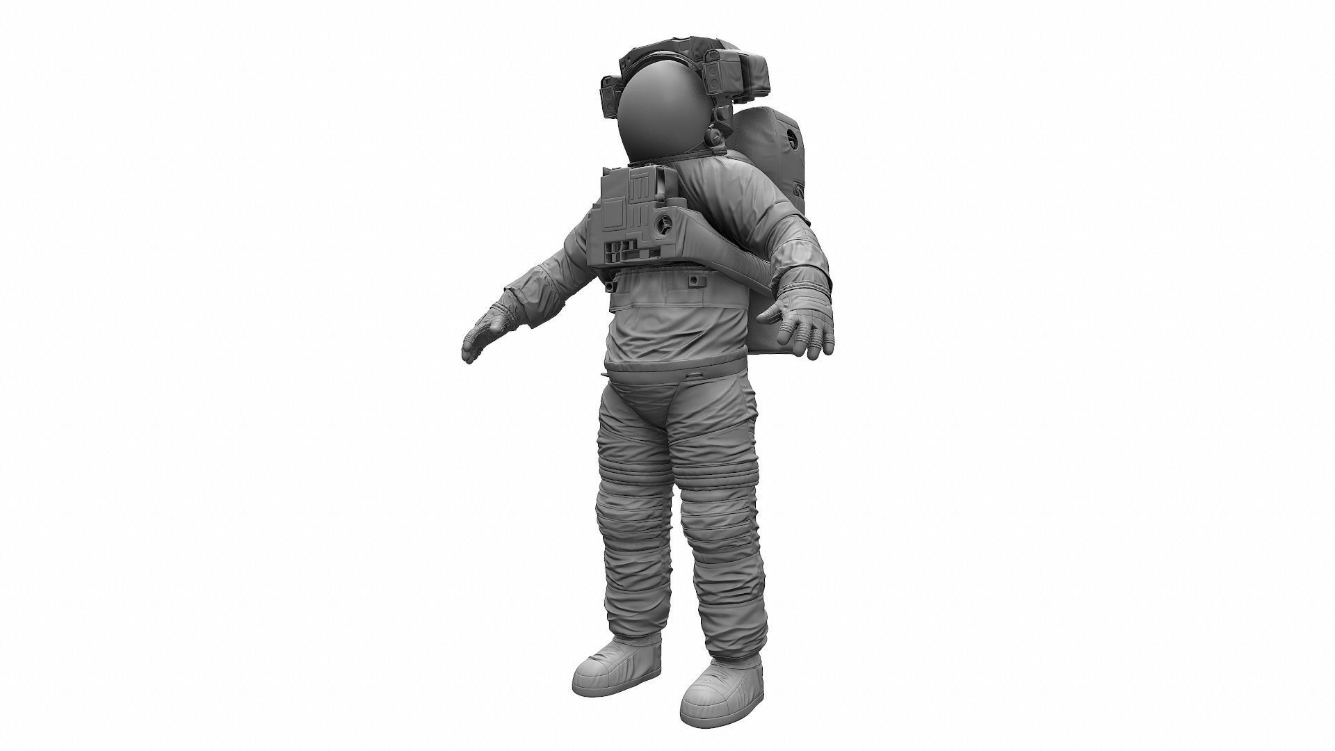 Extravehicular Mobility Unit - High Poly 3D model_10