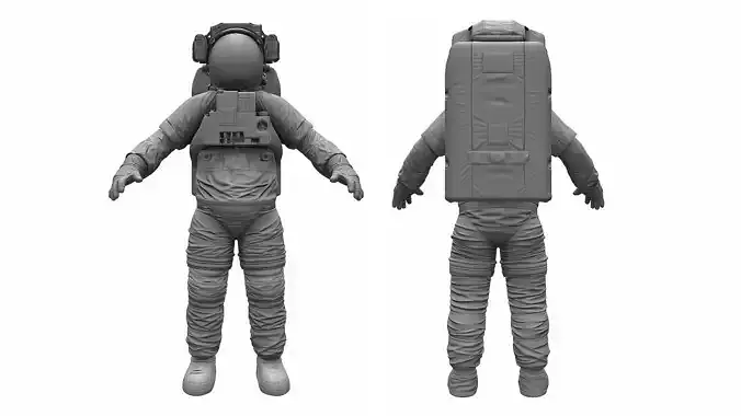 Extravehicular Mobility Unit - High Poly 3D model