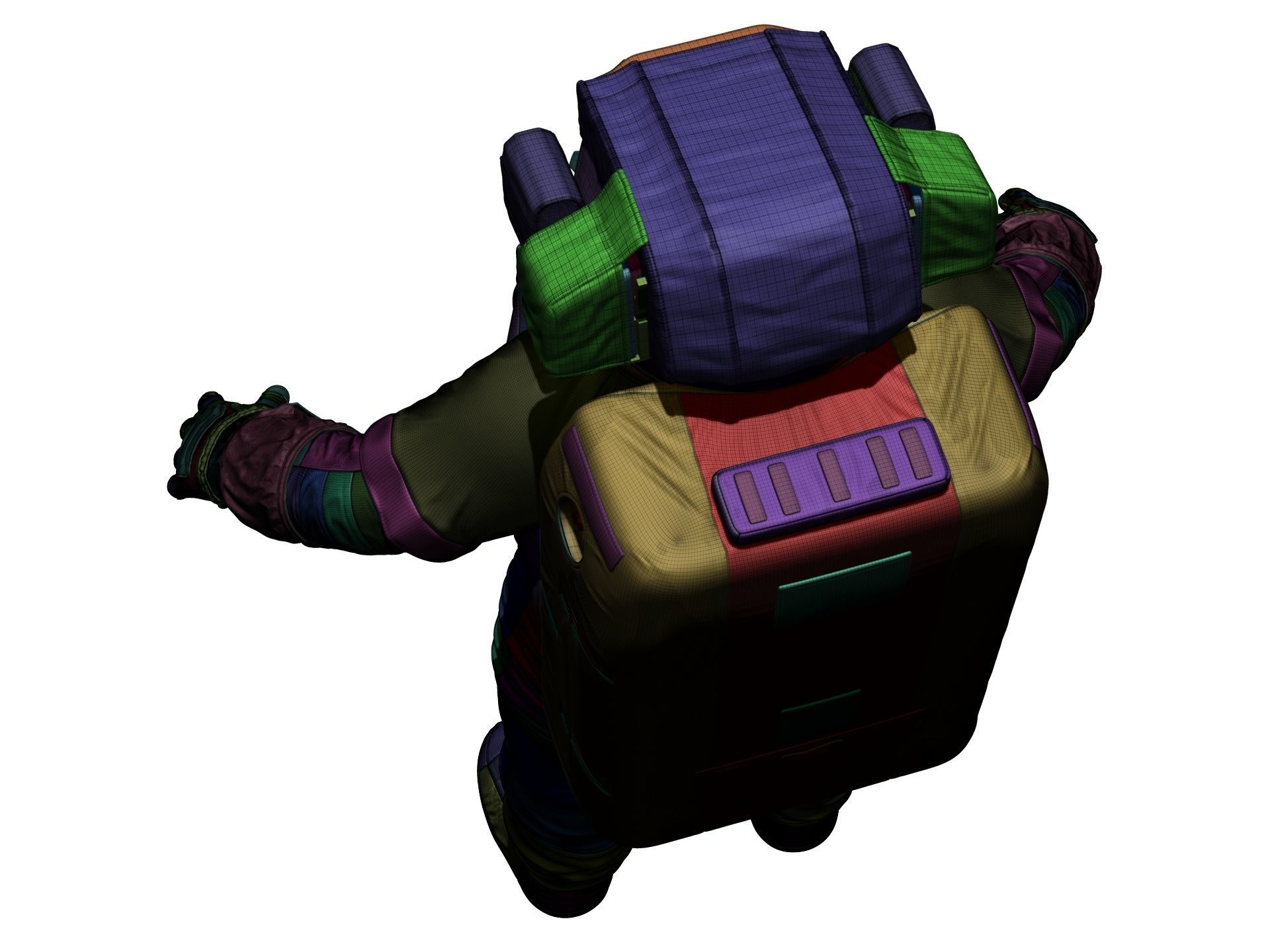 Extravehicular Mobility Unit - High Poly 3D model_26