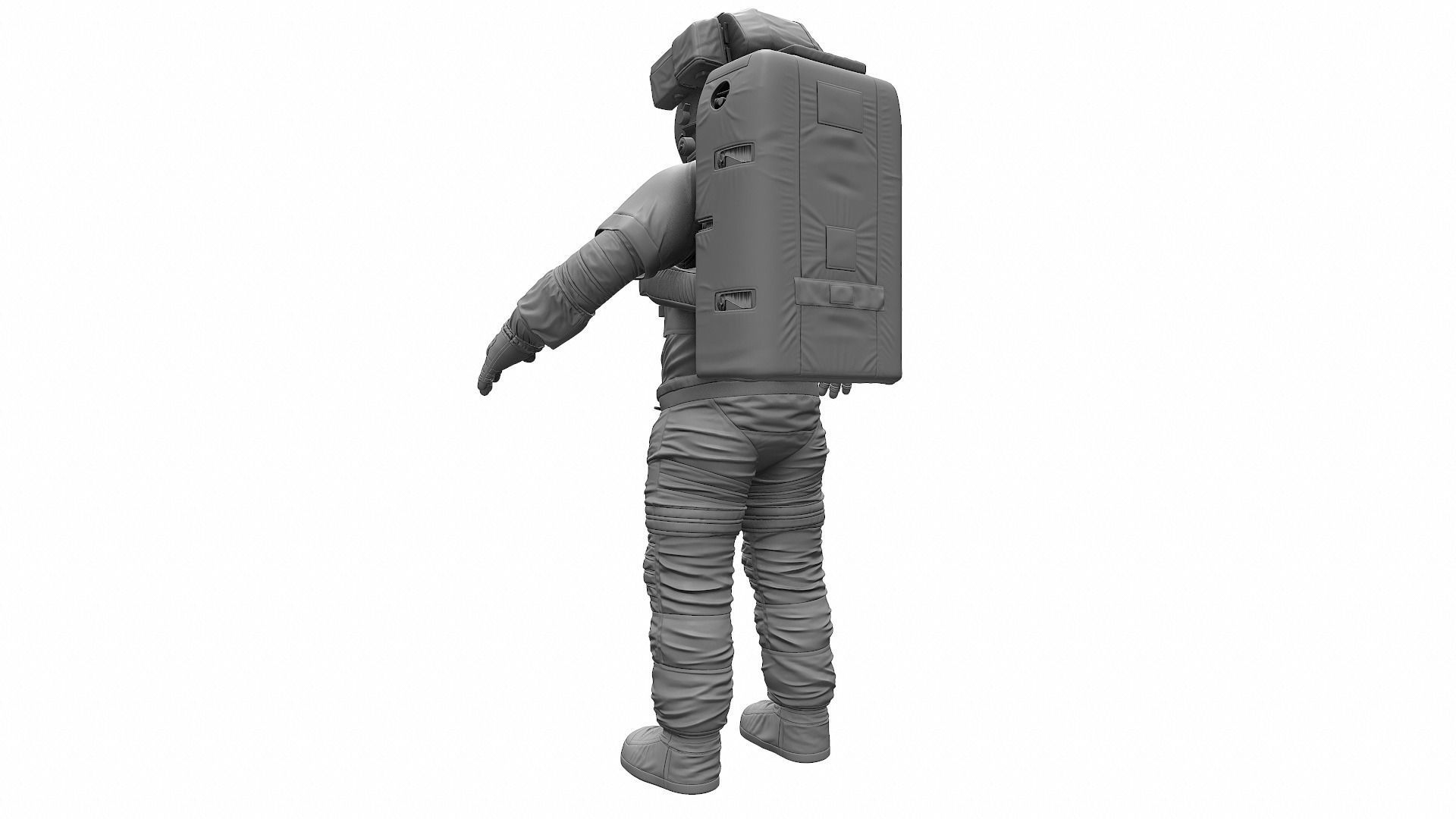 Extravehicular Mobility Unit - High Poly 3D model_7