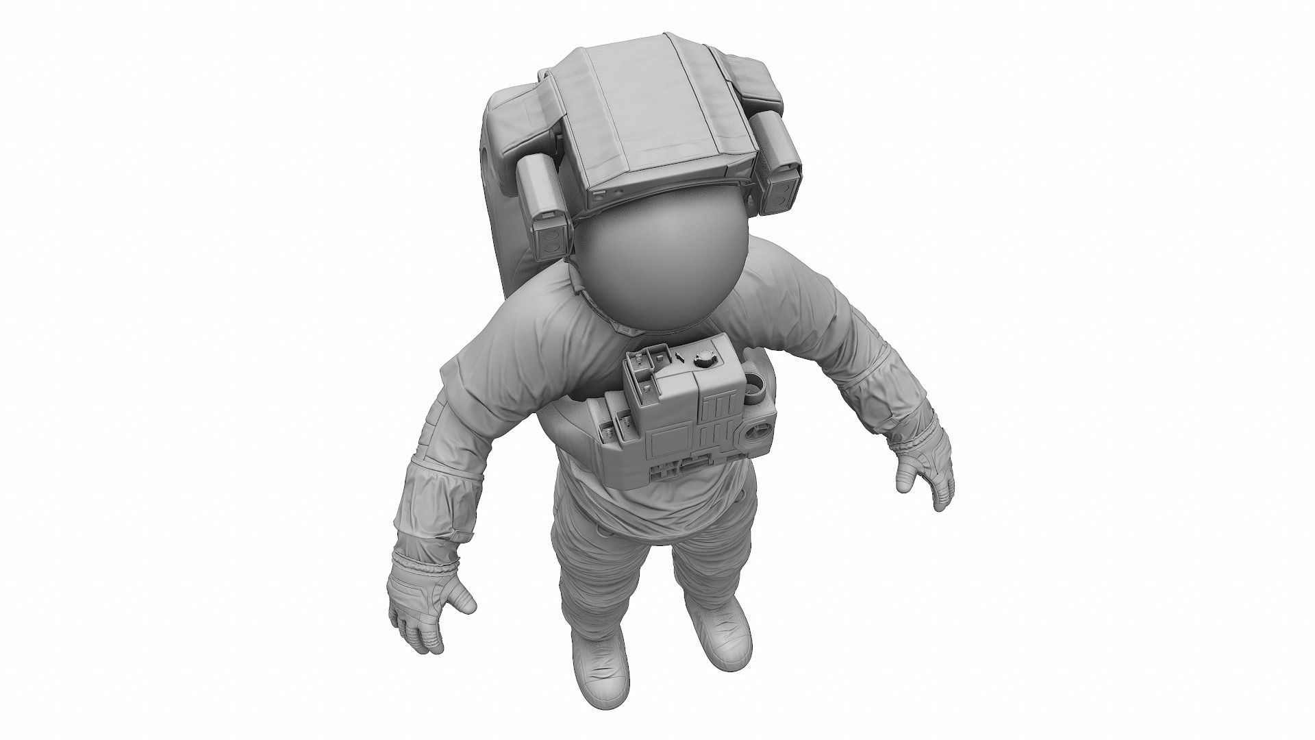 Extravehicular Mobility Unit - High Poly 3D model_11