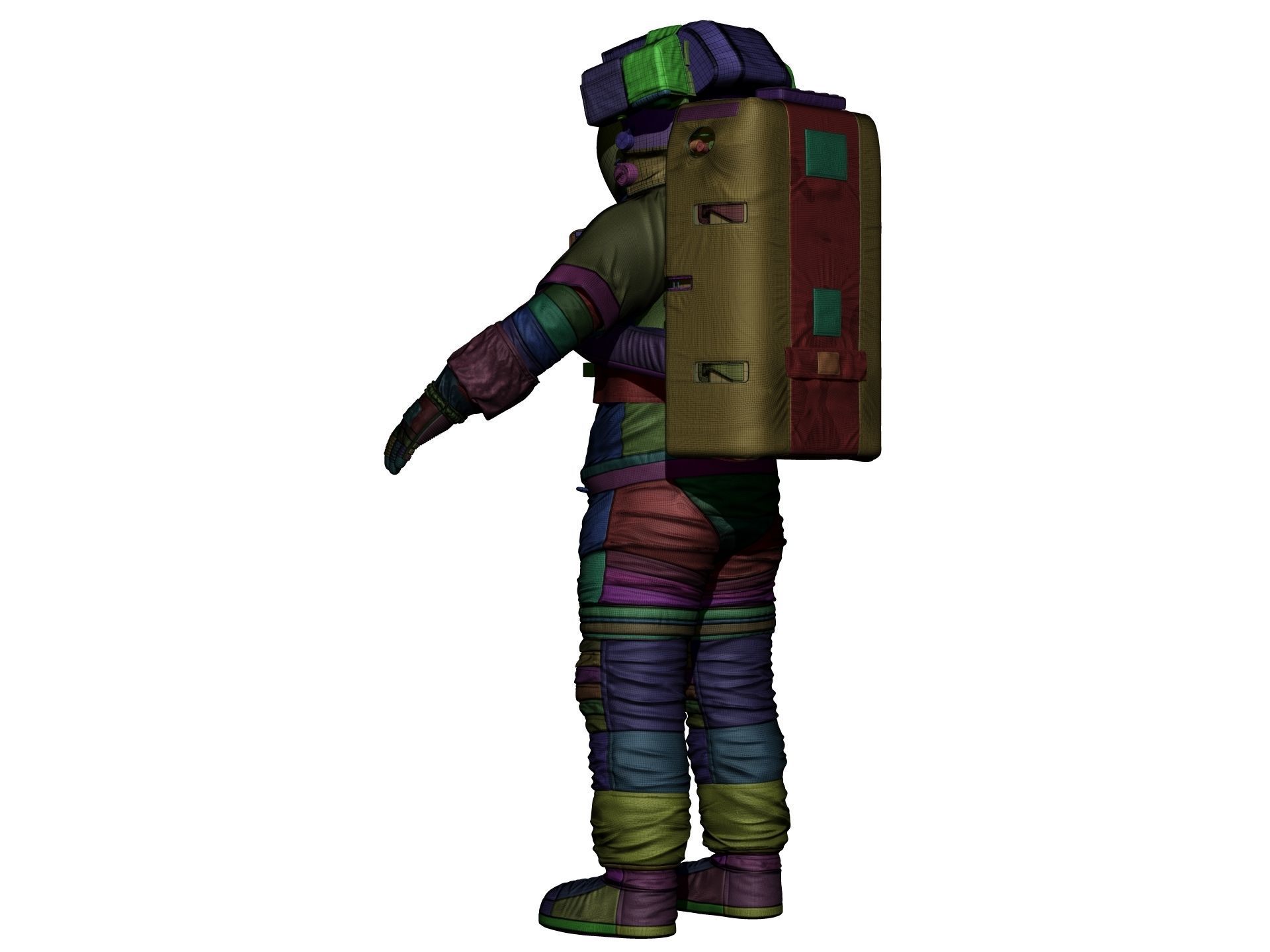 Extravehicular Mobility Unit - High Poly 3D model_22