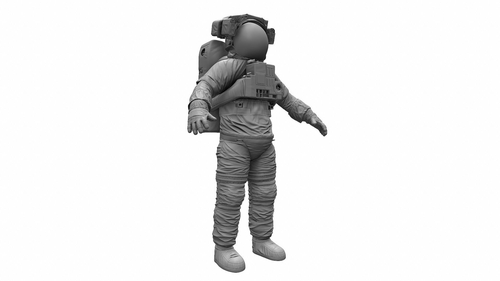 Extravehicular Mobility Unit - High Poly 3D model_2