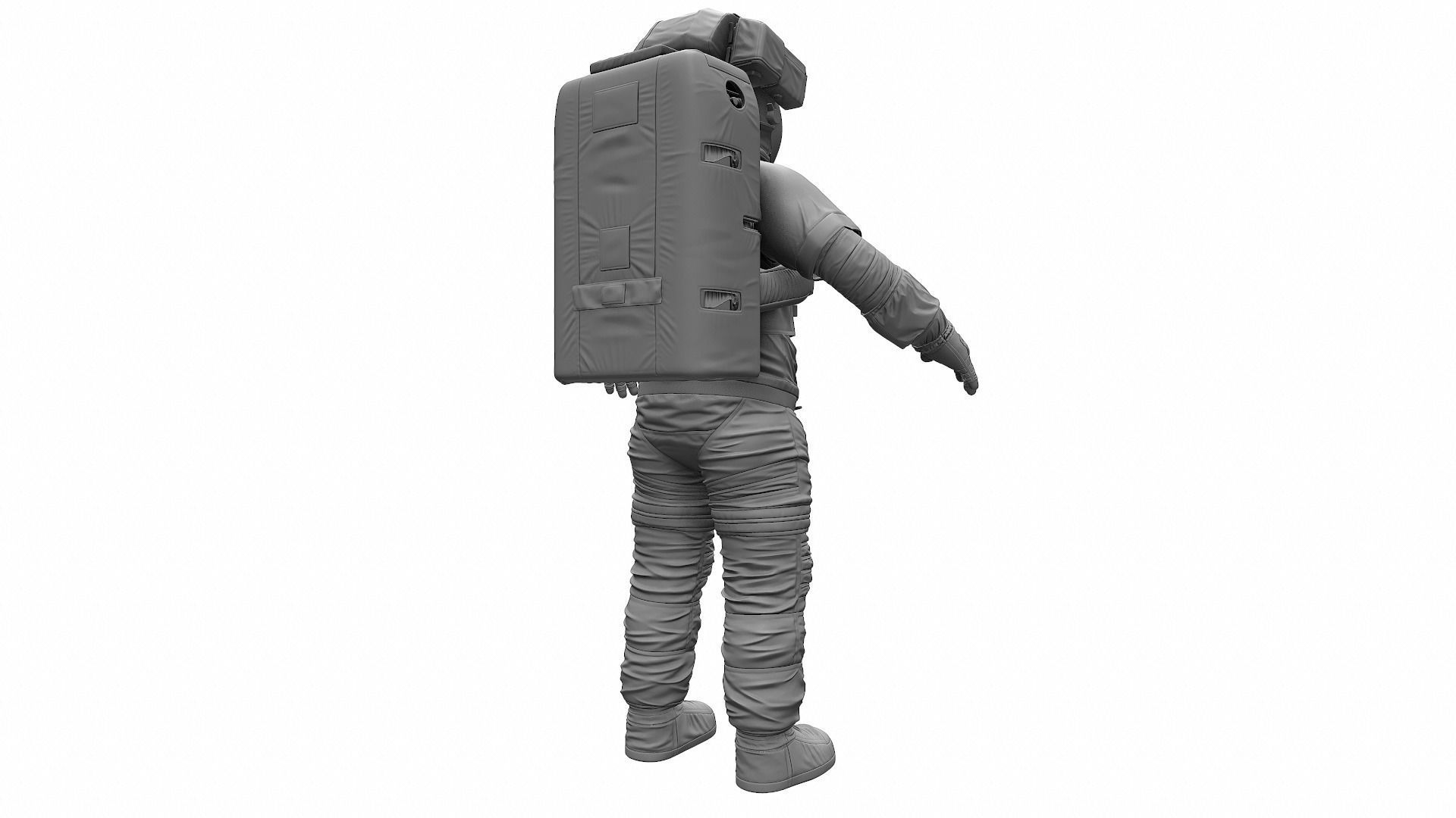 Extravehicular Mobility Unit - High Poly 3D model_5