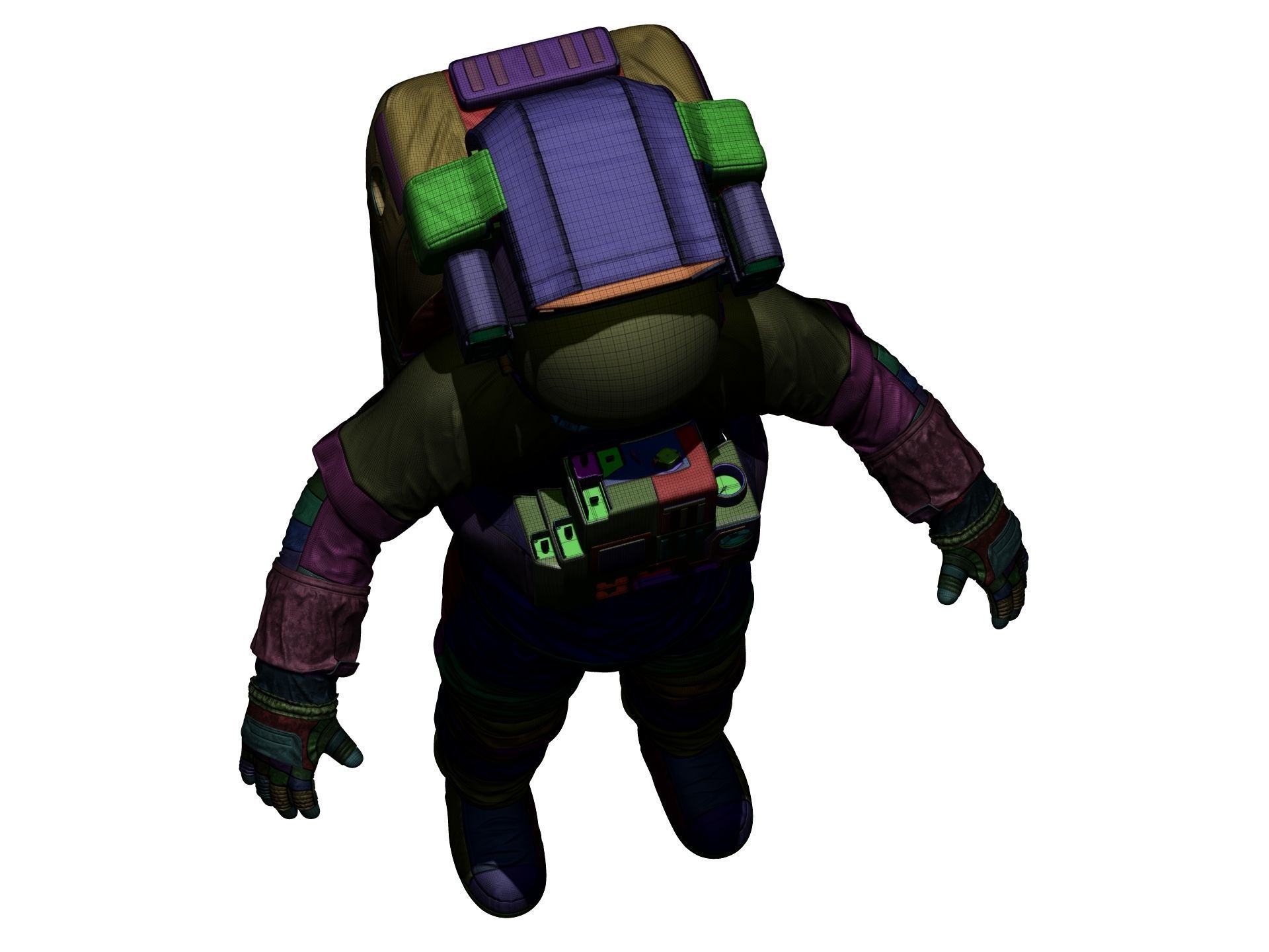 Extravehicular Mobility Unit - High Poly 3D model_25