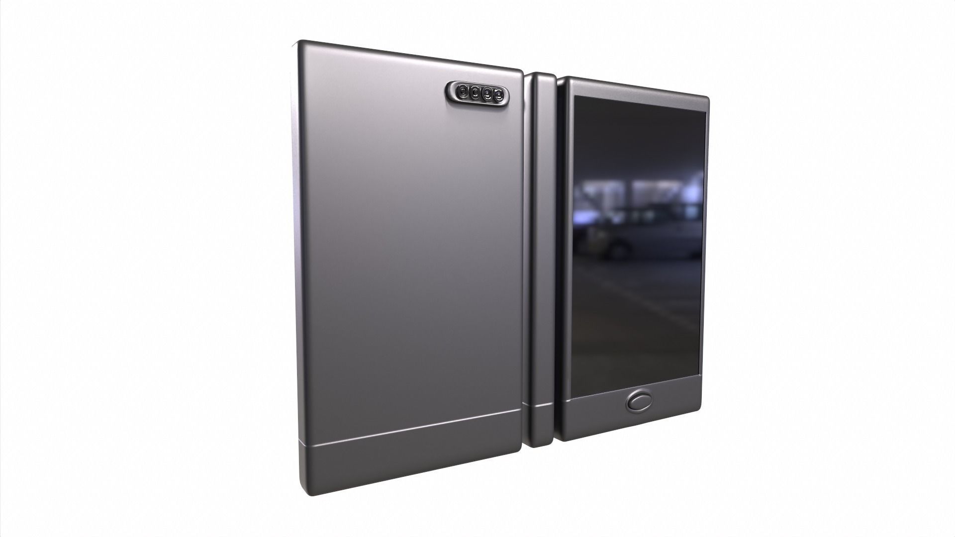 Smartphone Old Version 3D model_1