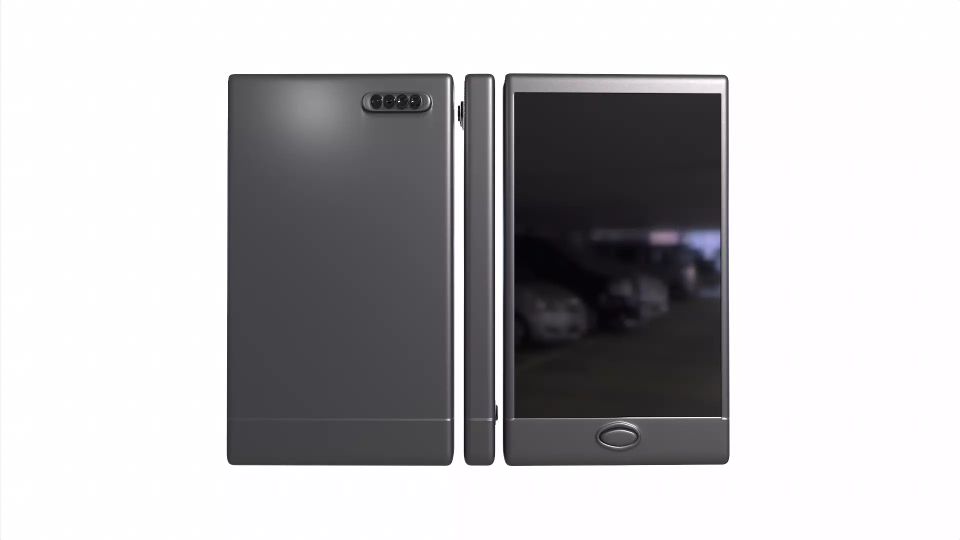 Smartphone Old Version 3D model_0