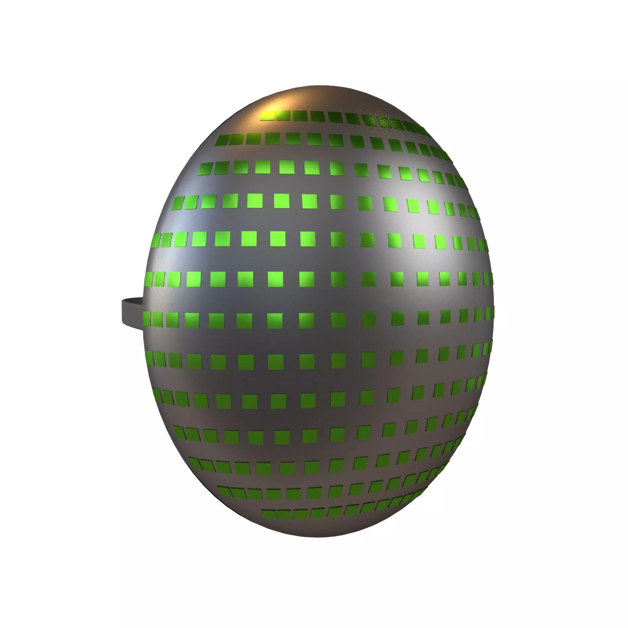 Future Technology Mask v1 003 Low-poly 3D model_0