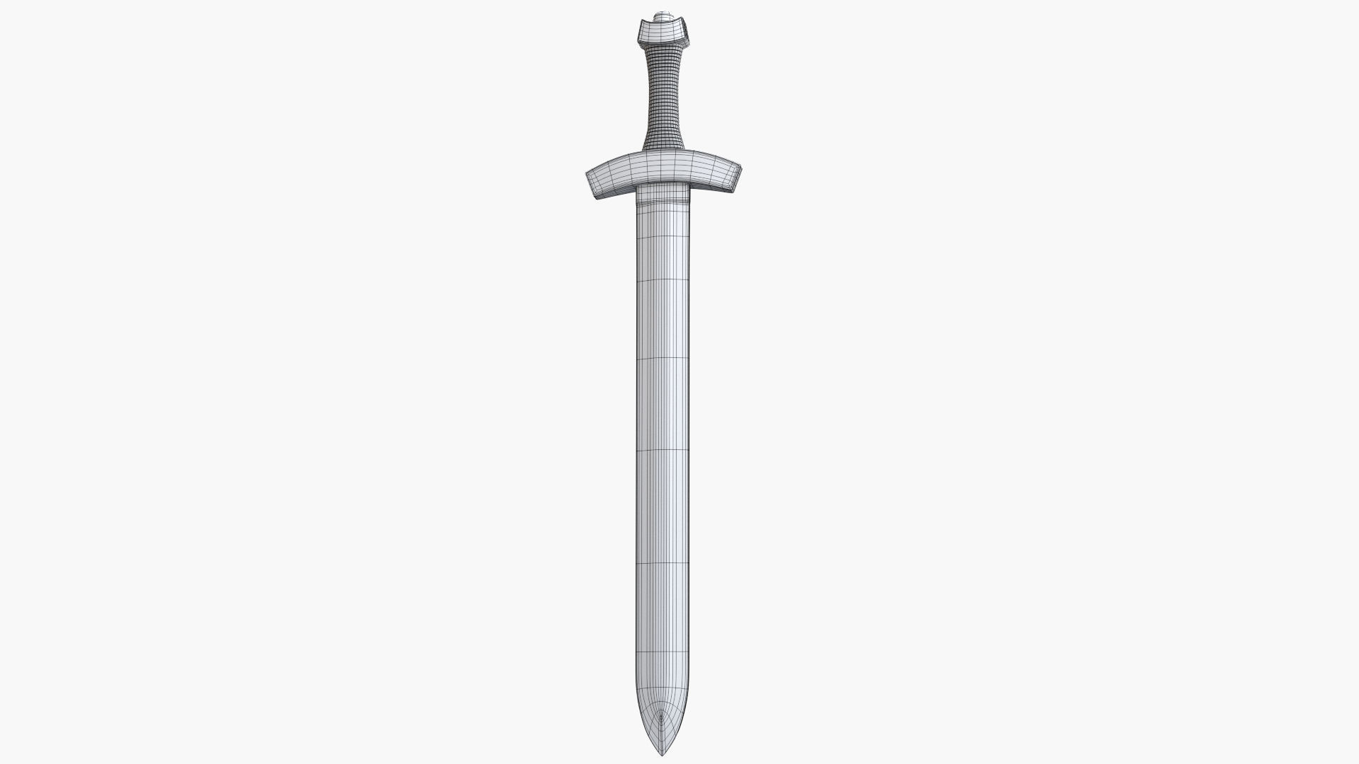 Viking Sword 3D model_12