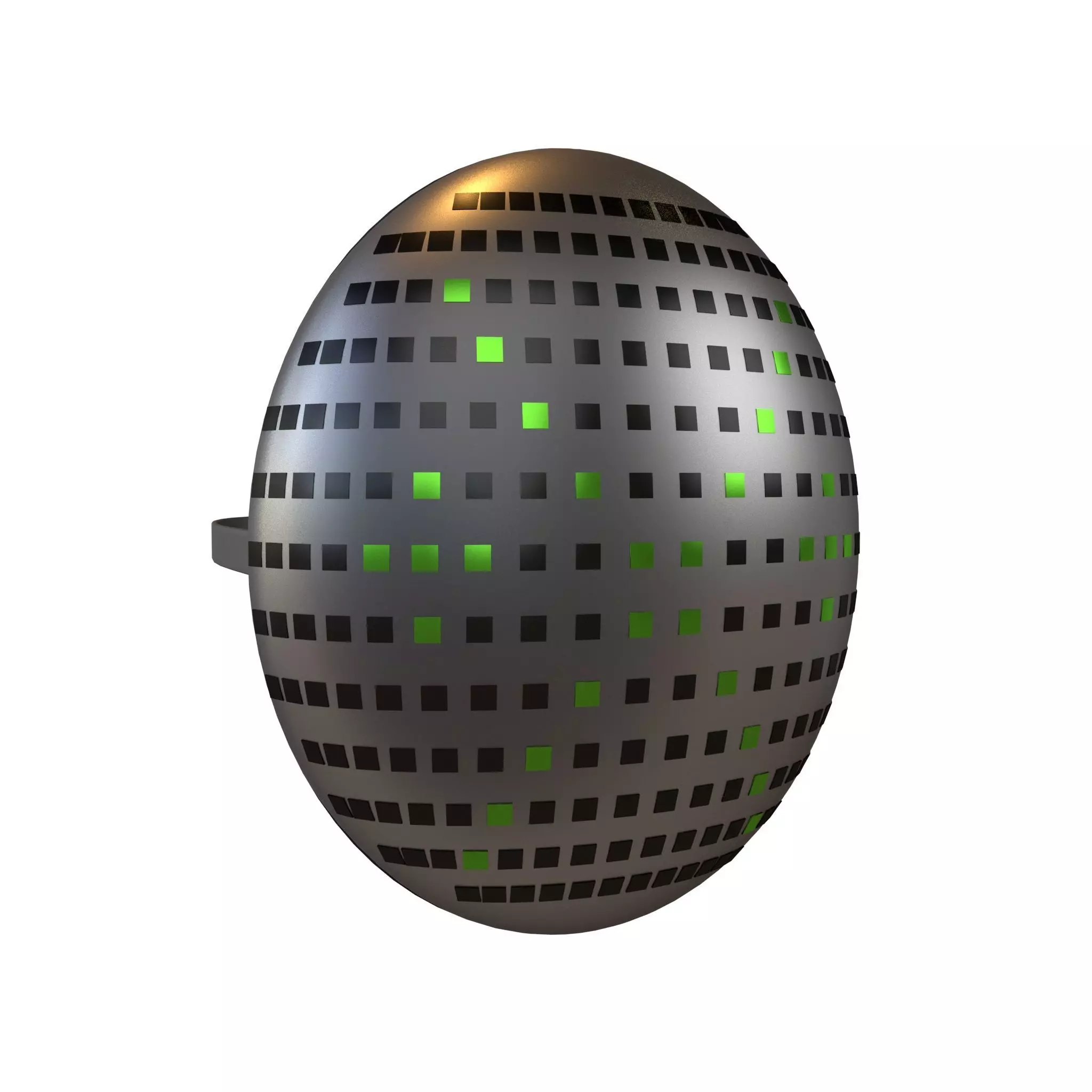 Future Technology Mask v1 008 Low-poly 3D model_0