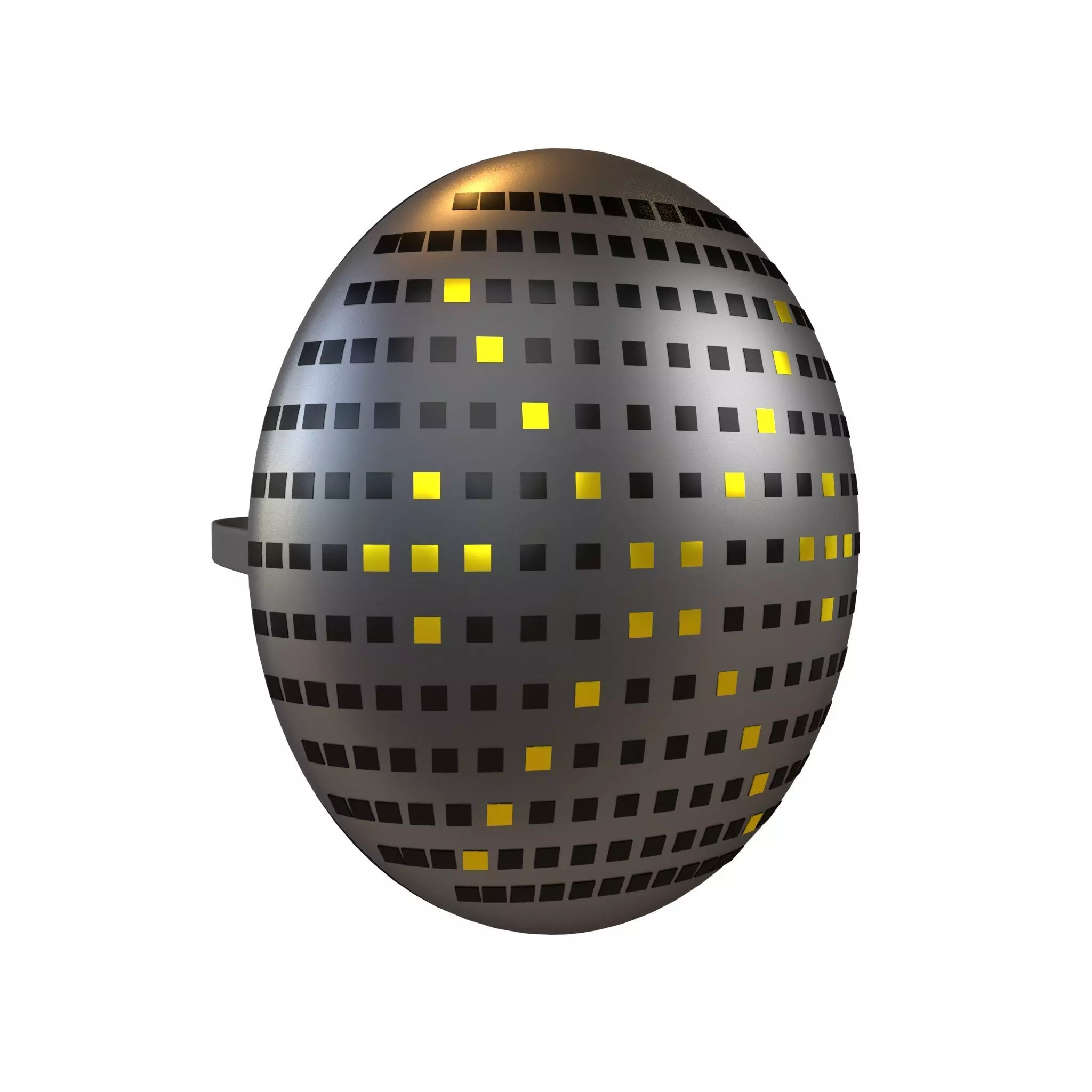 Future Technology Mask v1 009 Low-poly 3D model_0