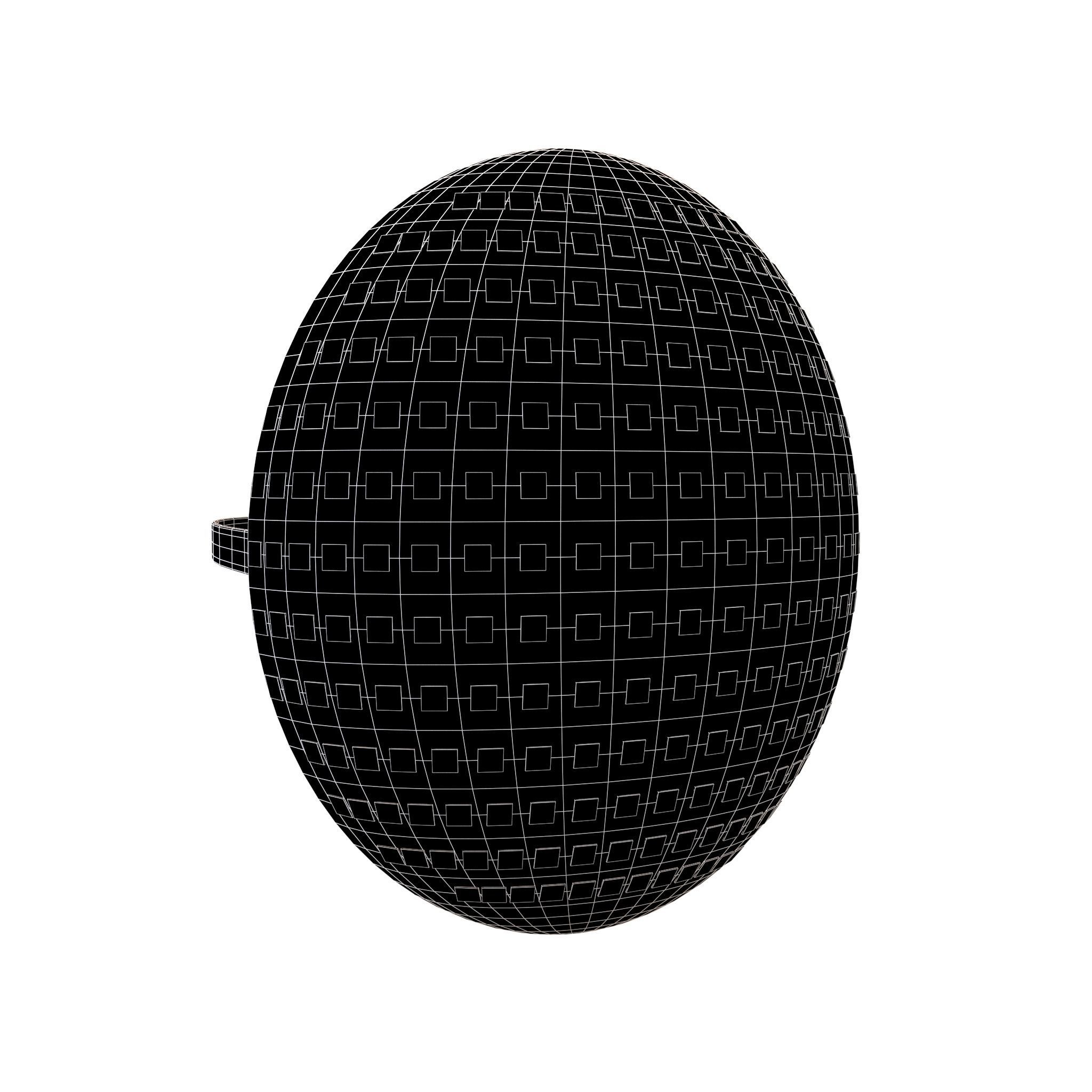 Future Technology Mask v1 009 Low-poly 3D model_7