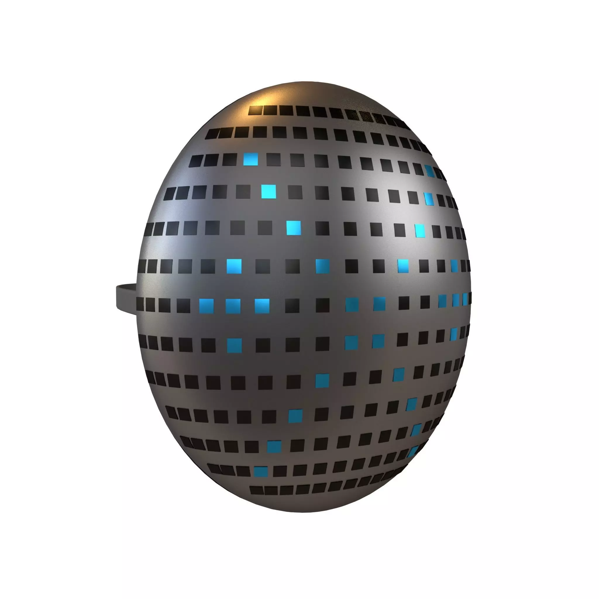 Future Technology Mask v1 010 Low-poly 3D model_0