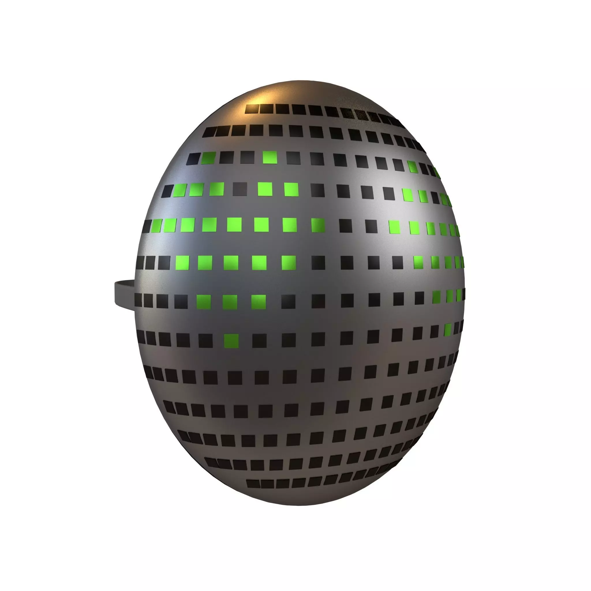 Future Technology Mask v1 014 Low-poly 3D model_0