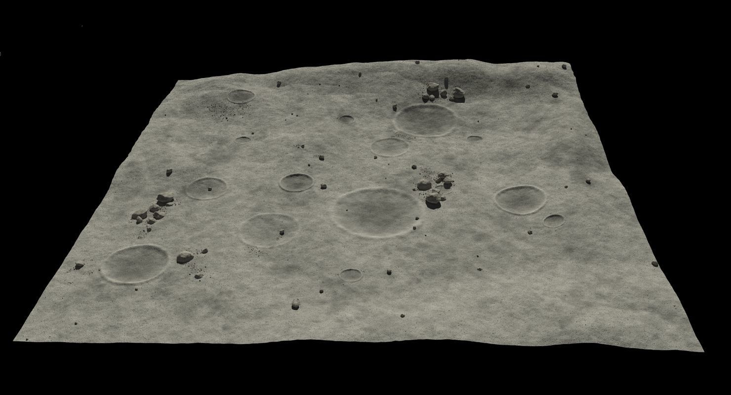 Moon Surface 3D model_15