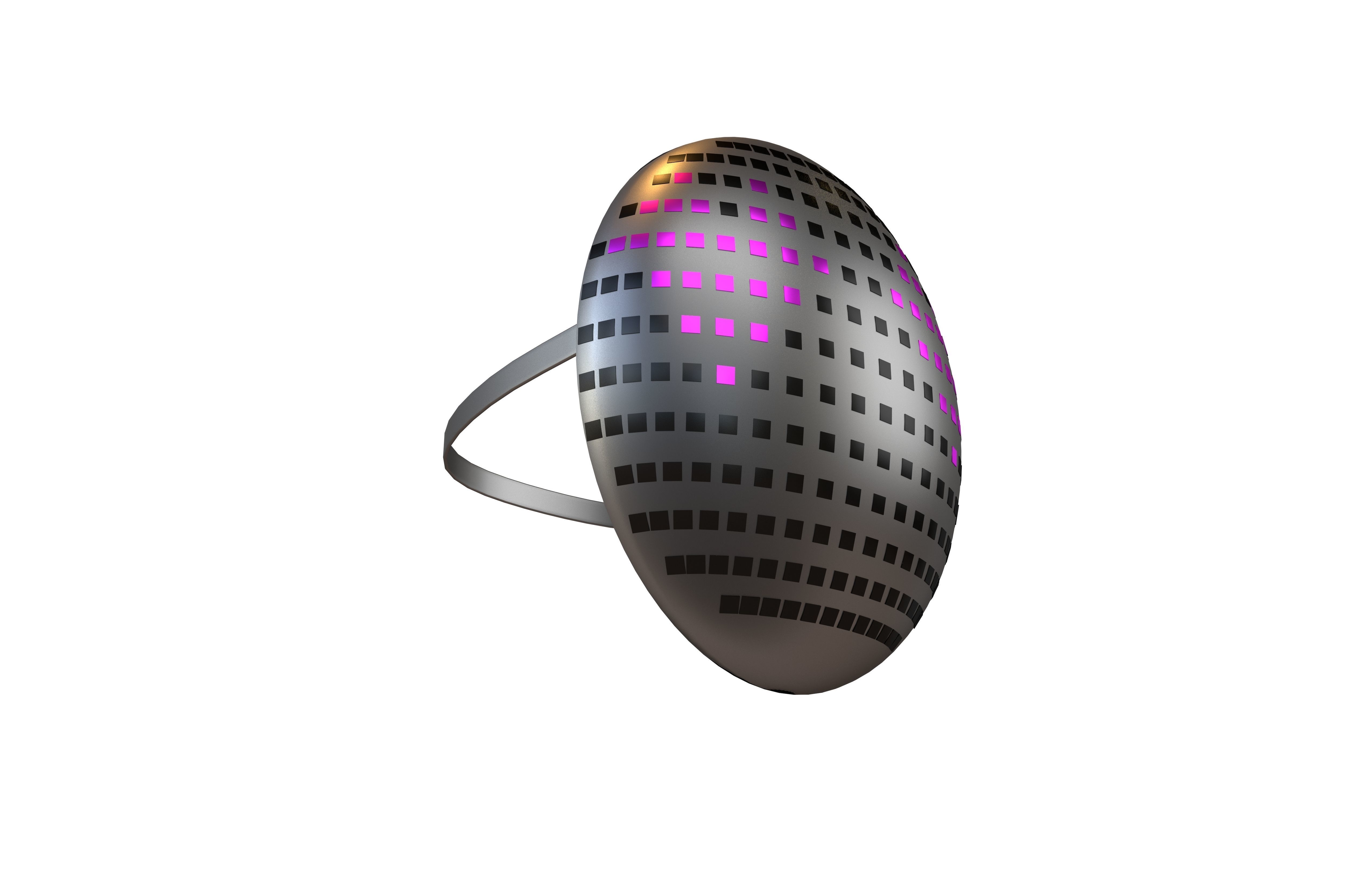 Future Technology Mask v1 017 Low-poly 3D model_3