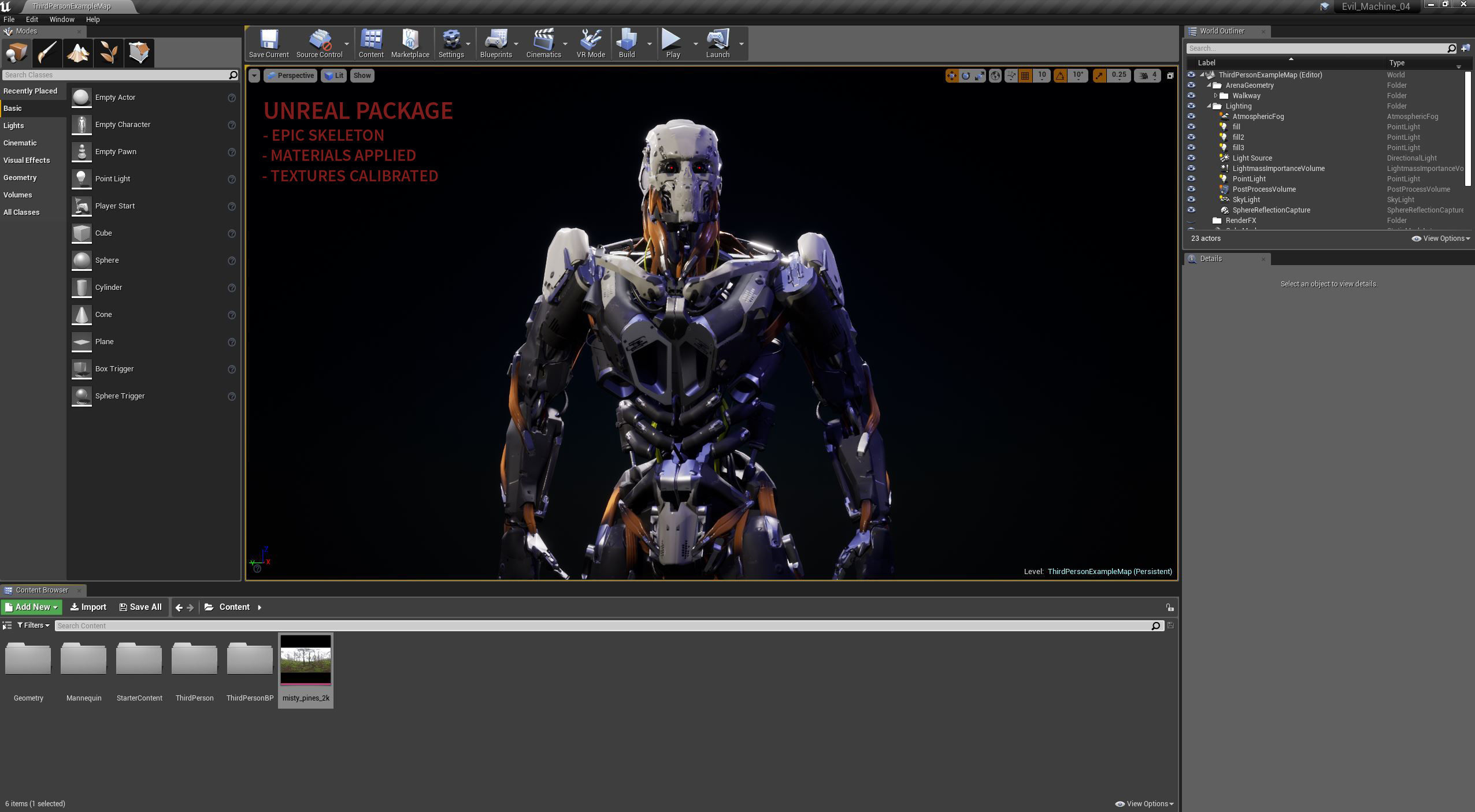 Evil Machine Low-poly 3D model_19