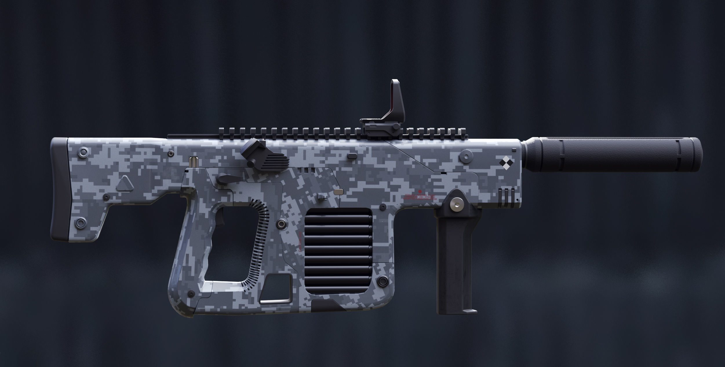 Evil Machine Low-poly 3D model_14