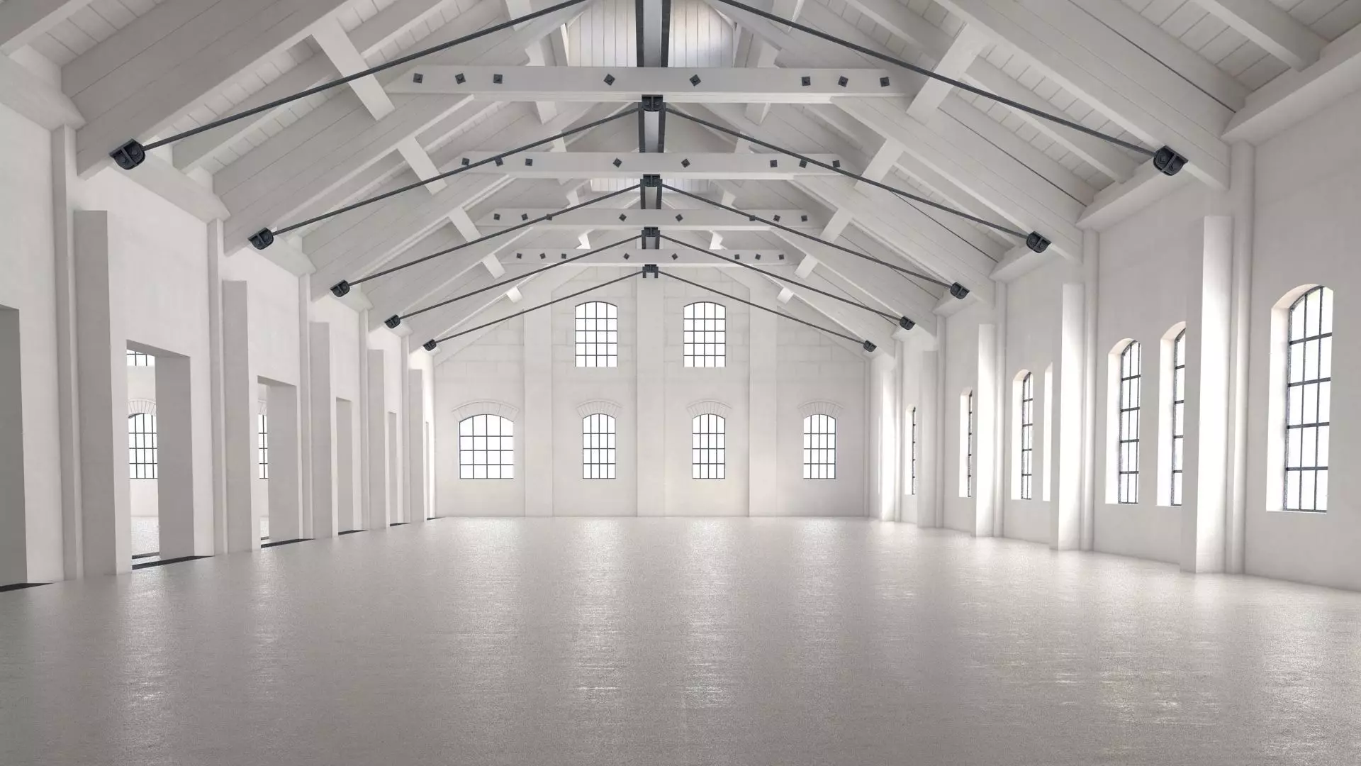 Loft Style Warehouse 3D model