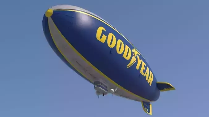 Good Year Blimp 3D model