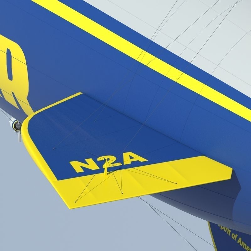Good Year Blimp 3D model_8