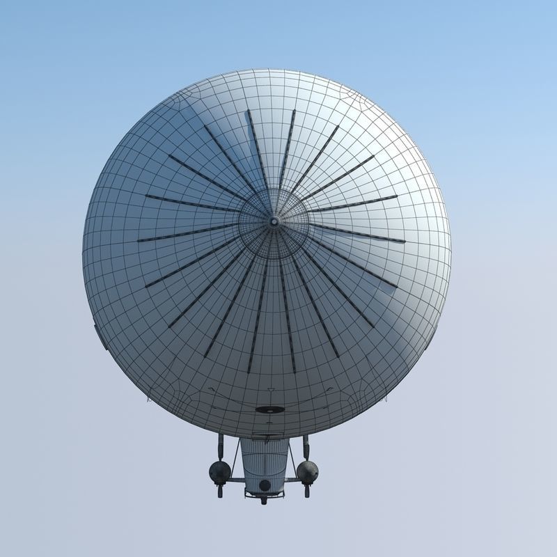 Good Year Blimp 3D model_17
