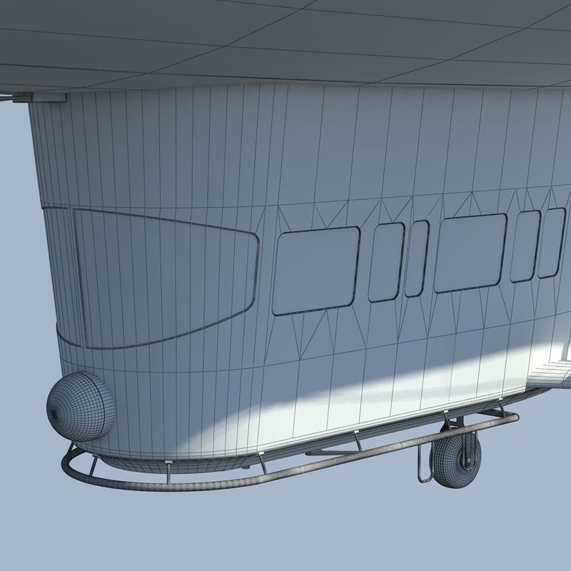 Good Year Blimp 3D model_14