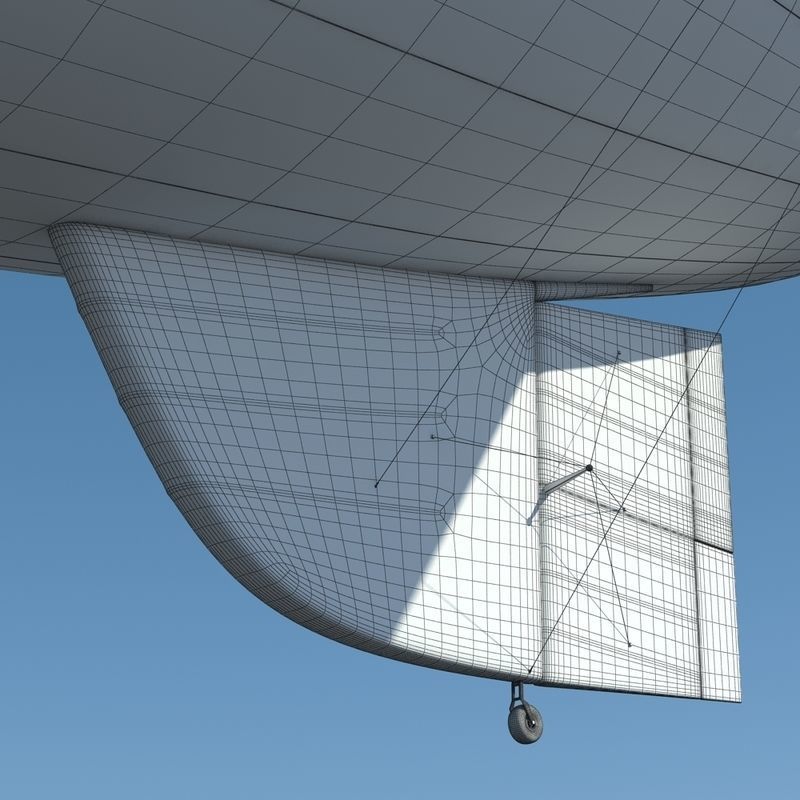 Good Year Blimp 3D model_10