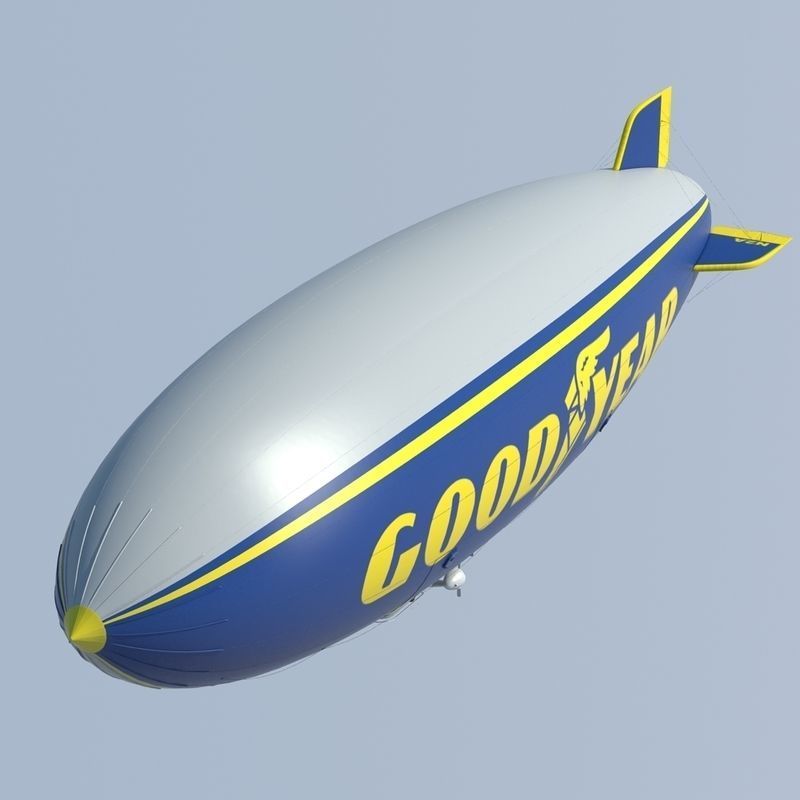 Good Year Blimp 3D model_18