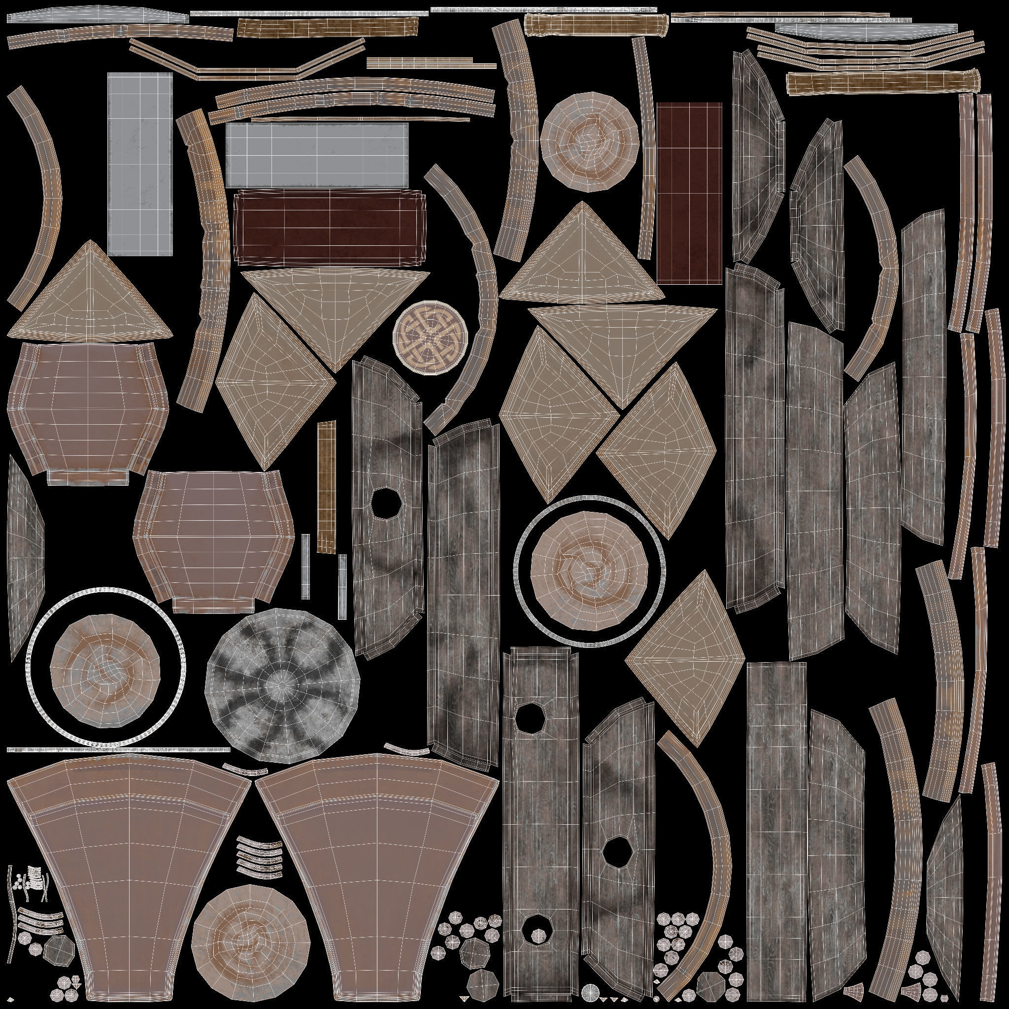 Viking Shield 3D model_17