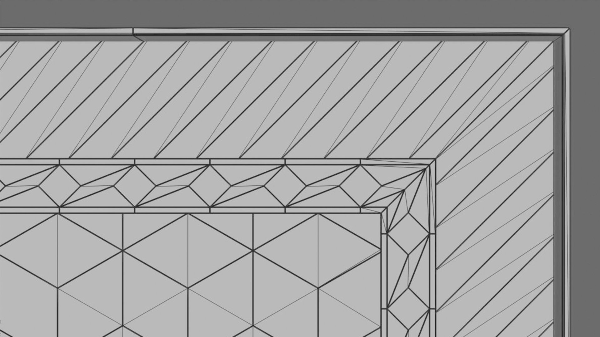 Furniture set curtain with pleats and window 3D Model Collection_42