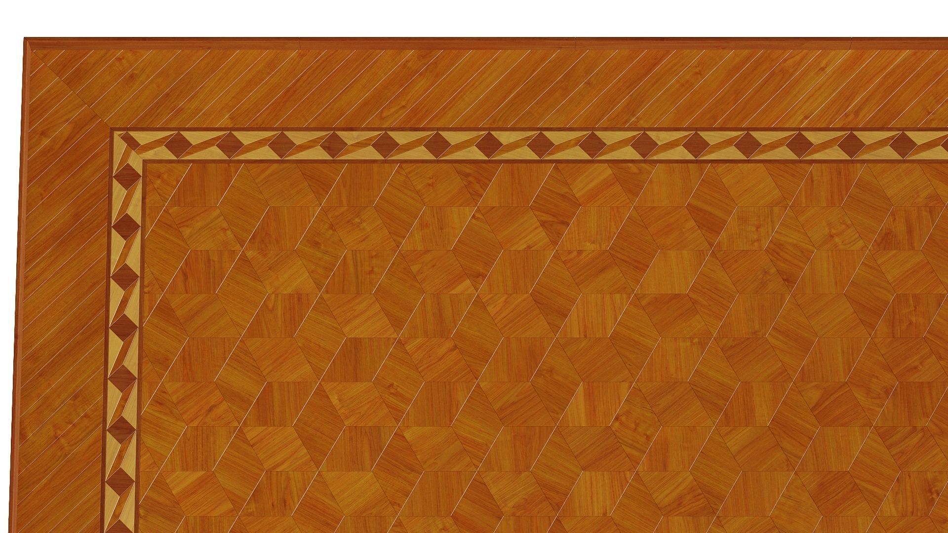 Furniture set curtain with pleats and window 3D Model Collection_38