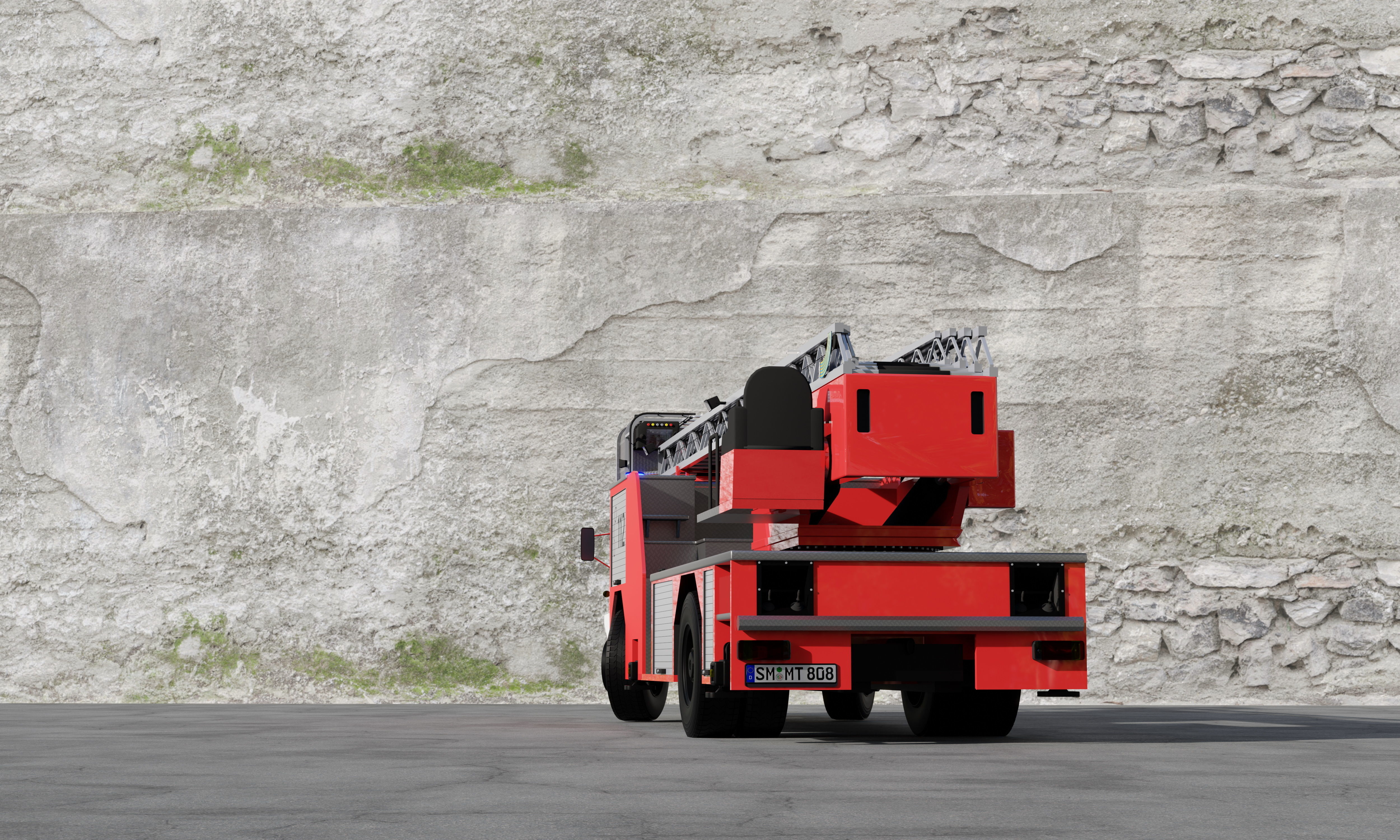 Iveco Magirus Drehleiter 23-12 3D model | CGTrader