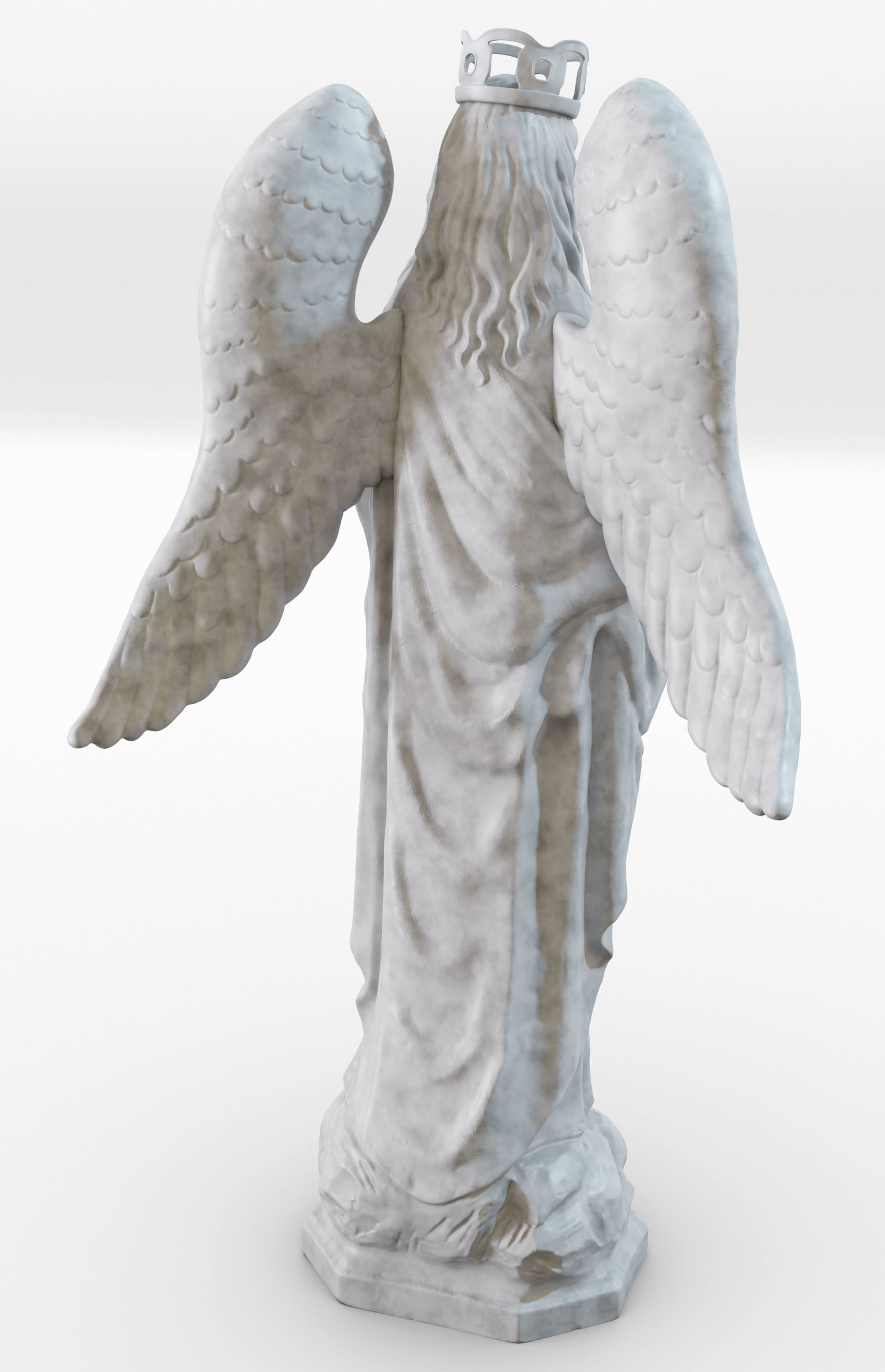 Virgen de la Piedra  3D print model_1