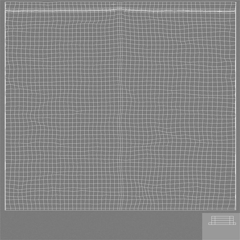 Neck Gaiter Low-poly 3D model_5