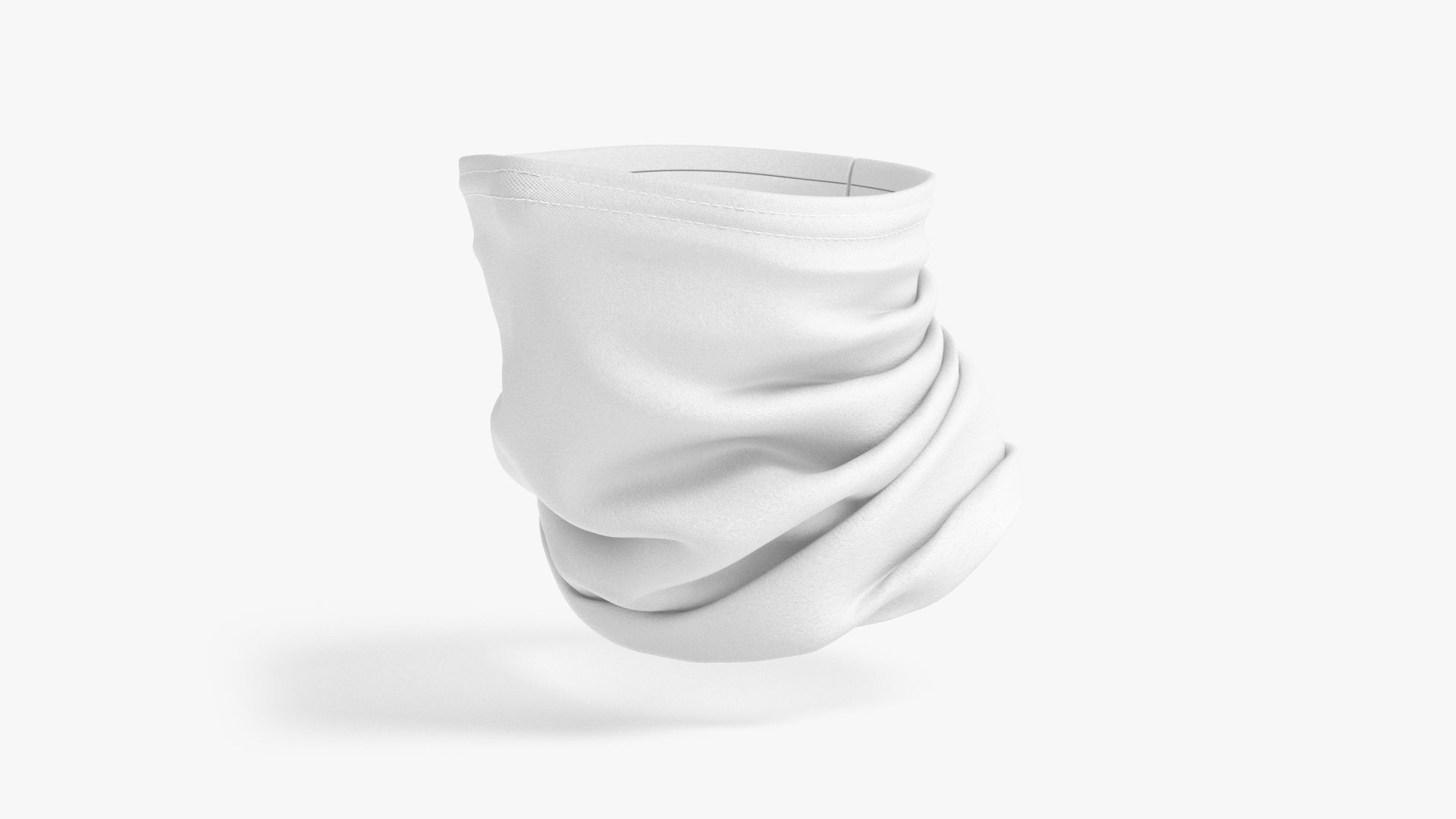 Neck Gaiter Low-poly 3D model_2