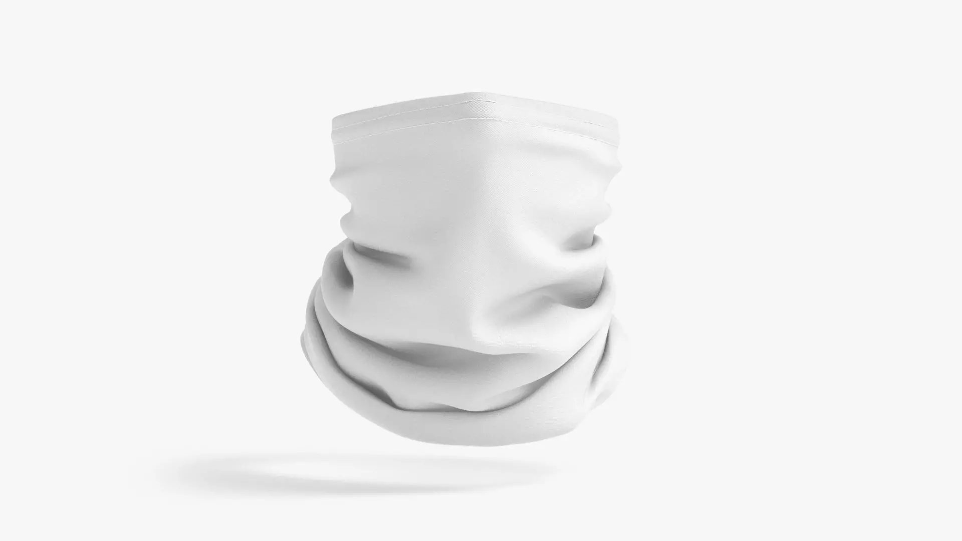 Neck Gaiter Low-poly 3D model_0