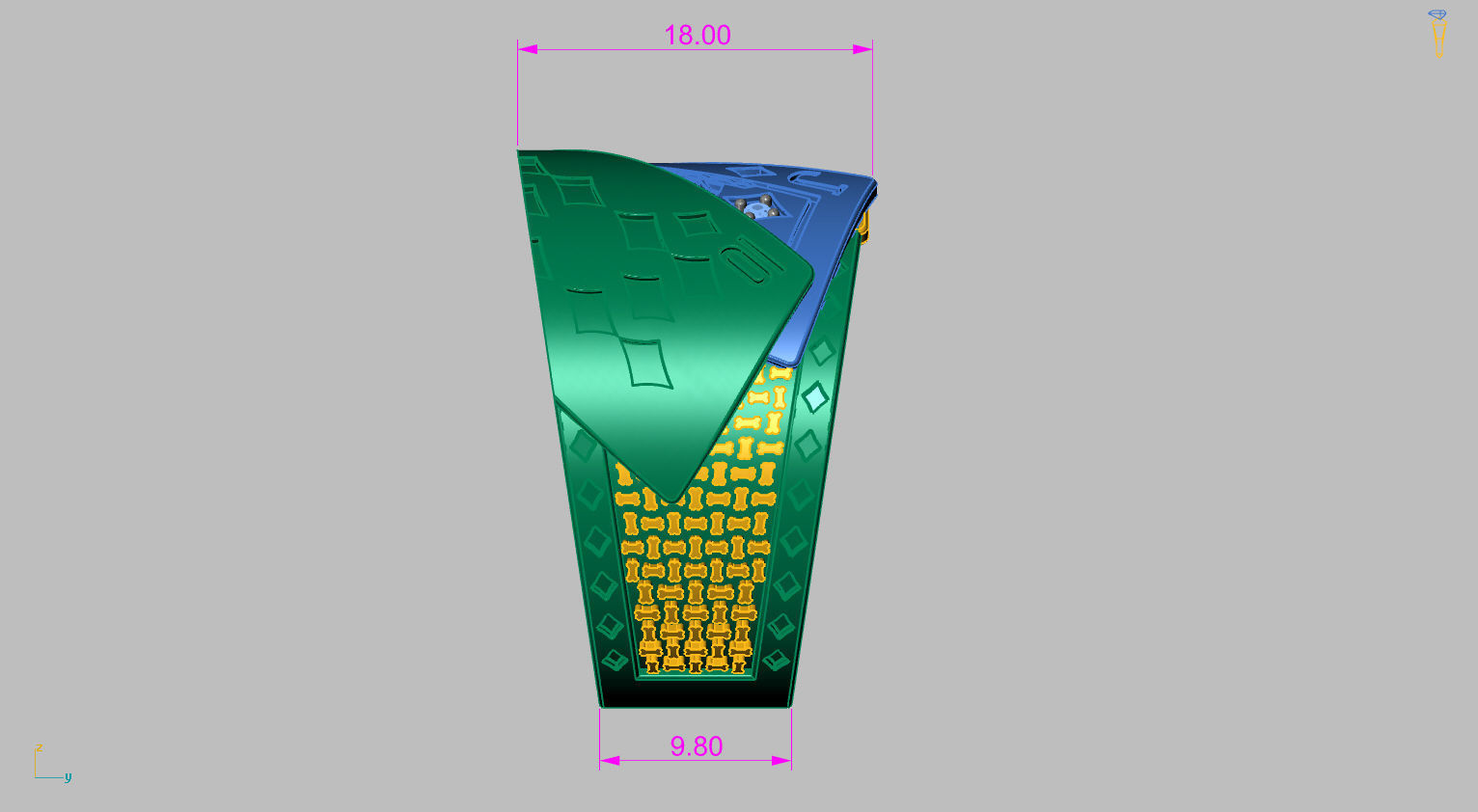 Poker Ring 3D print model_12