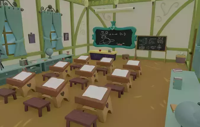 Ponyville Schoolhouse 3D model