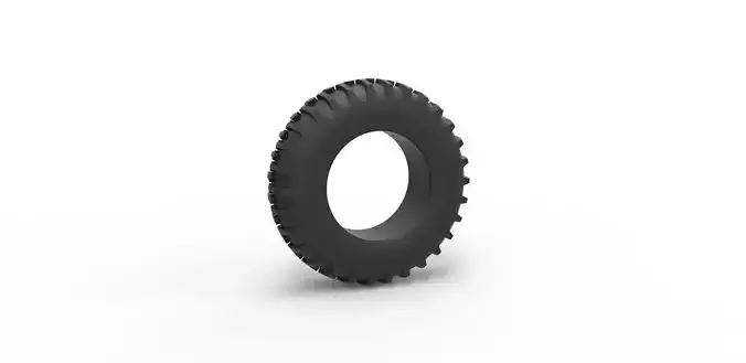  Tractor tire 4 Scale 1 to 25