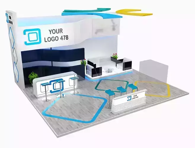  Booth Exhibition Stand a424