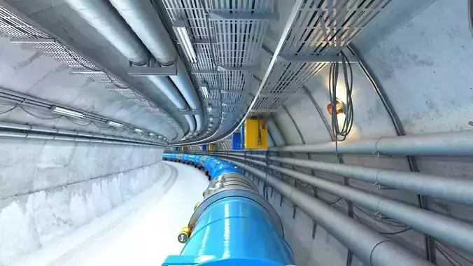 Large Hadron Collider Particle Accelerator