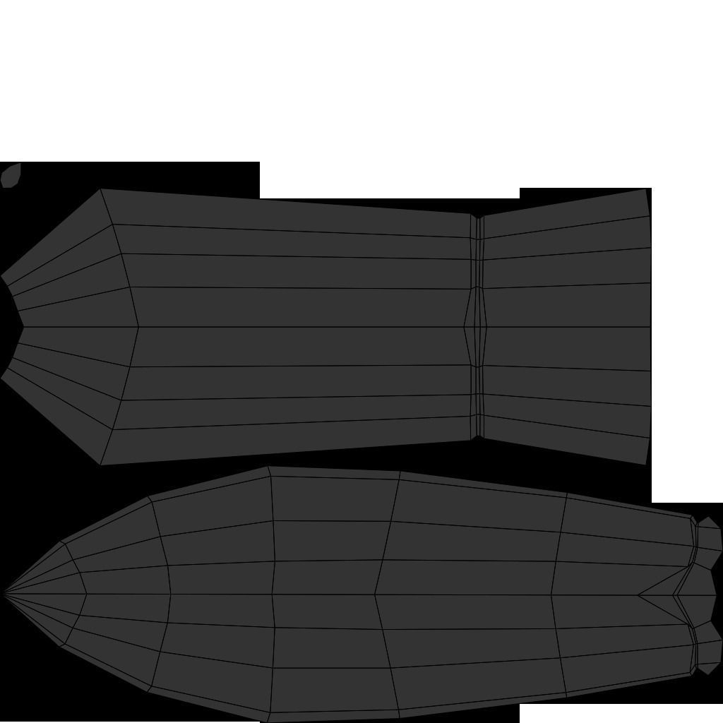 Antique knife 3D model_8